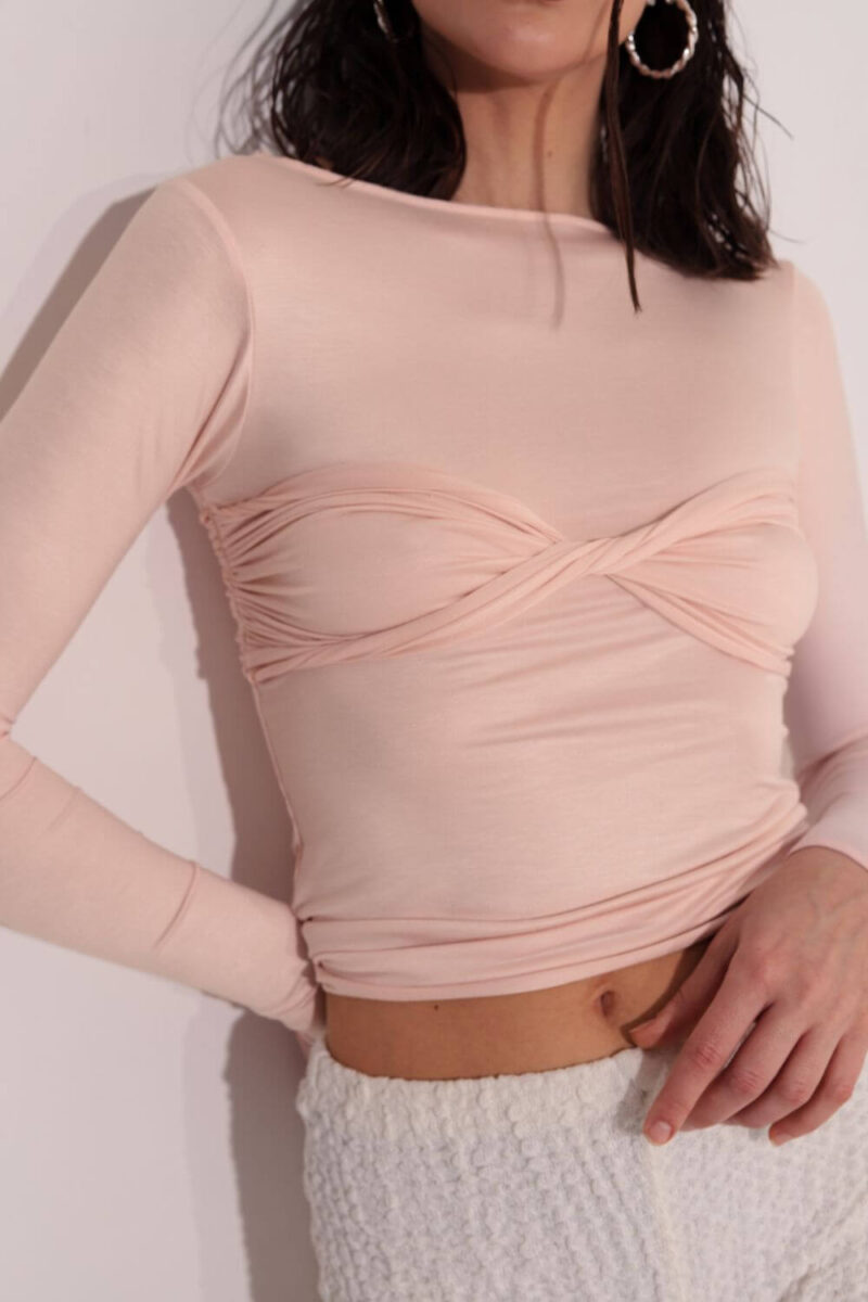 Twisted Longsleeve - baby pink